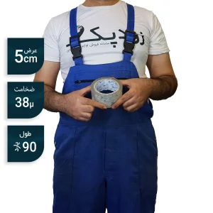 چسب پهن کارن (Karen) شفاف 38 میکرون 5 سانتیمتر 90 یارد