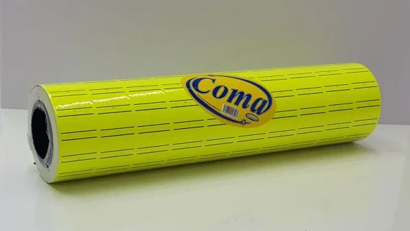 رول لیبل -زرد