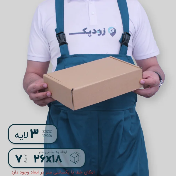 کارتن کیبوردی 7- سه رخ