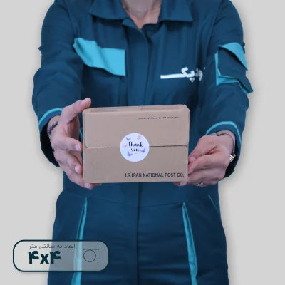 پرچسب تشکر از خرید مدل پروانه