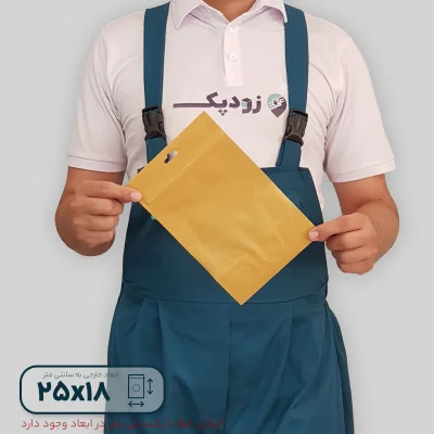 پاکت ایستاده زیپ دار کرافت 1825- پشت