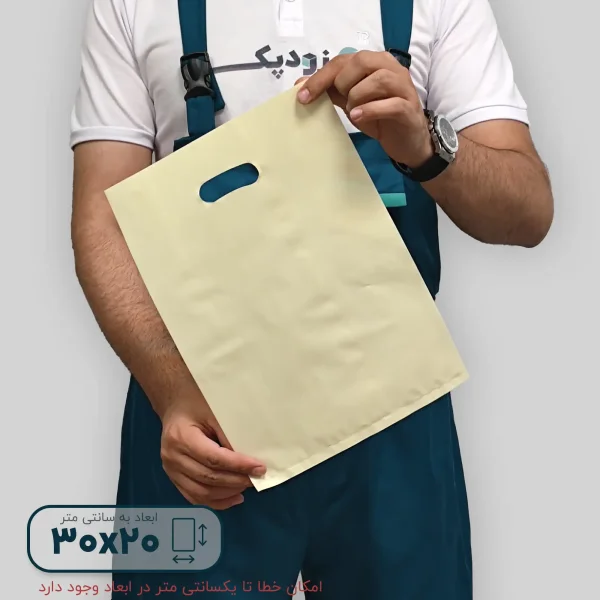 نایلون پلاستیکی دسته موزی 20*30