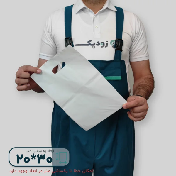 نایلون پلاستیکی دسته موزی 20*30