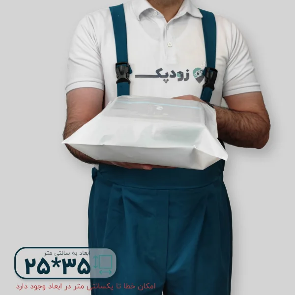 نایلون پلاستیکی دسته موزی 25*35