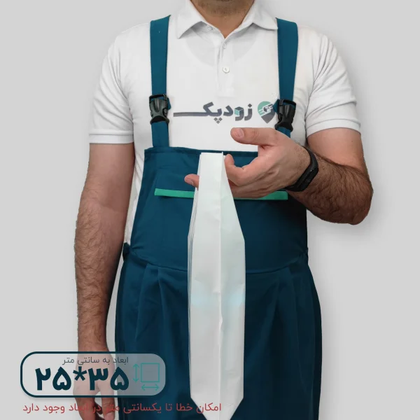 نایلون پلاستیکی دسته موزی 25*35