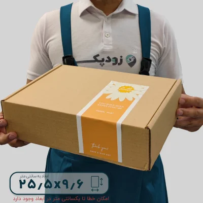 برچسب فانتزی جعبه طرح گل بابونه 9.6*25.5 - تصویر 3