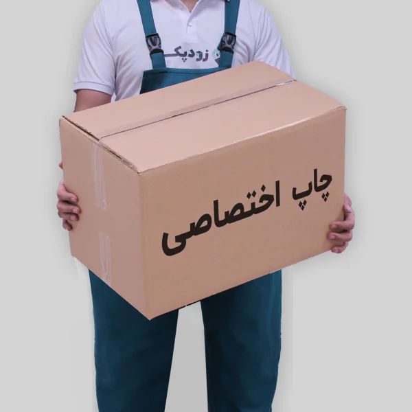 کارتن 4 درب ساده با چاپ اختصاصی