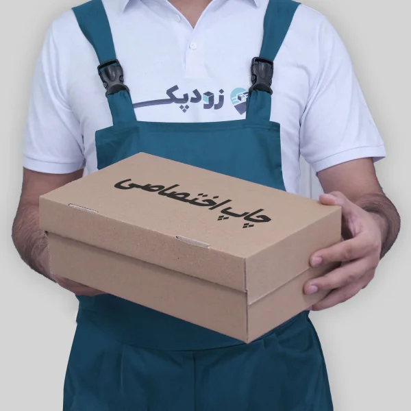 کارتن کفش با چاپ اختصاصی