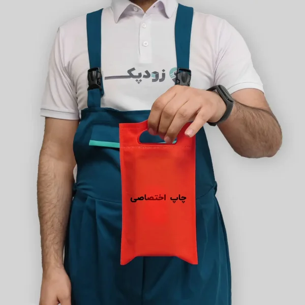 ساک دستی پارچه ای دسته موزی / فلت با چاپ اختصاصی