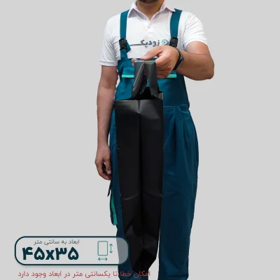 ساک دستی پلاستیکی مات 35*45 دسته زنبیلی - تصویر 4