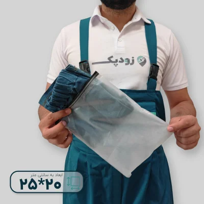 نایلون درب ریلی کالکی ( مات ) ساده 20*25 - تصویر 3