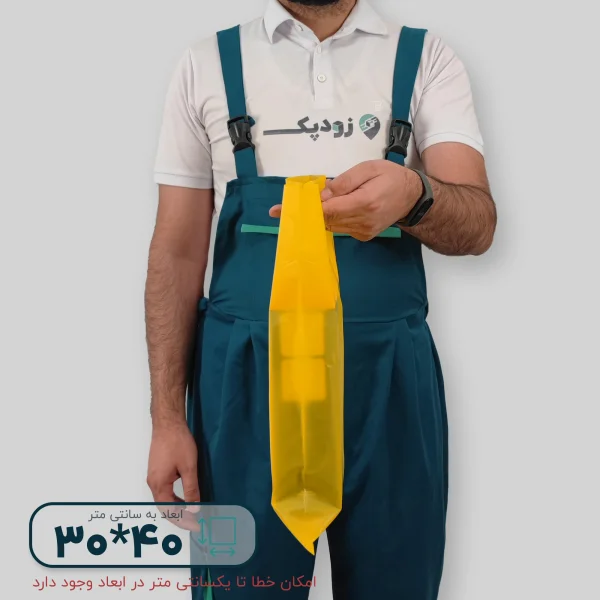 نایلون پلاستیکی دسته موزی 30*40