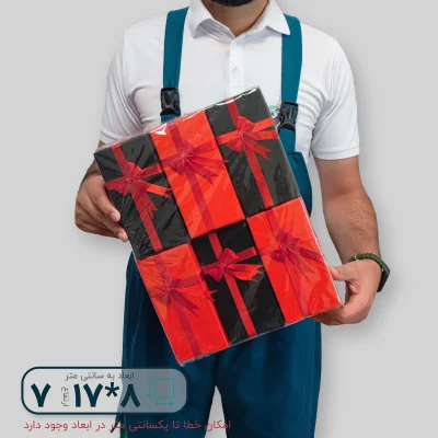 هاردباکس روکش پارچه ای پاپیون دار 8*17 ارتفاع 7 سانتیمتر - تصویر 5