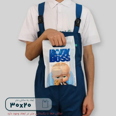 ساک دستی پلاستیکی 30*20 کد A9803 - تصویر 4