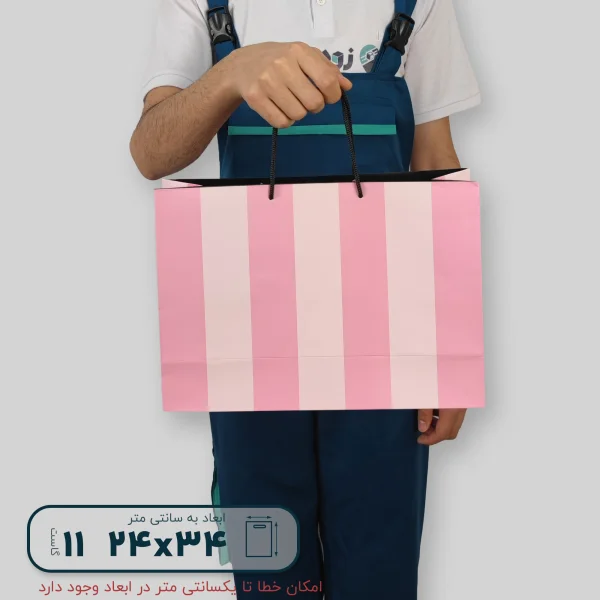 ساک دستی گلاسه 24*34 گاست 11 طرح ویکتوریا