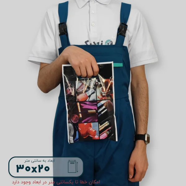 ساک دستی پلاستیکی 30*20 کد MA0136