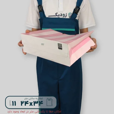 ساک دستی گلاسه 24*34 گاست 11 طرح ویکتوریا - تصویر 3