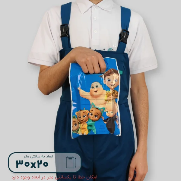 ساک دستی پلاستیکی 30*20 کد A9803