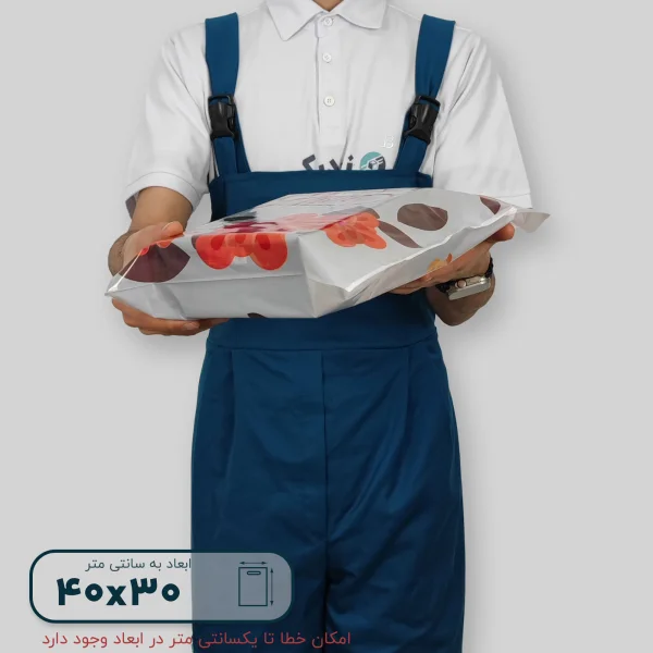 ساک دستی پلاستیکی 40*30 کد G9825