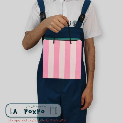 ساک دستی گلاسه 20*20 گاست 8 طرح ویکتوریا - تصویر 1