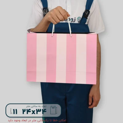 ساک دستی گلاسه 24*34 گاست 11 طرح ویکتوریا - تصویر 2