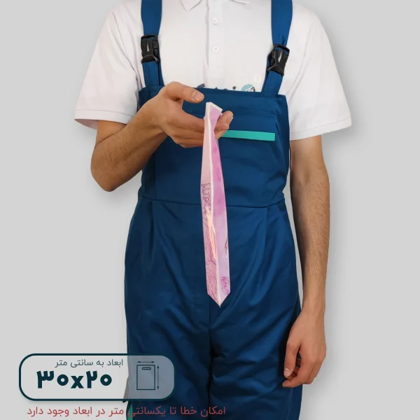 ساک دستی پلاستیکی 30*20 کد MA0137