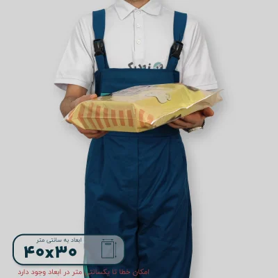 ساک دستی پلاستیکی 40*30 کد D0145 - تصویر 2