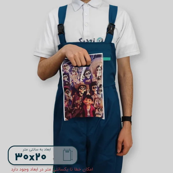 ساک دستی پلاستیکی 30*20 کد A9801