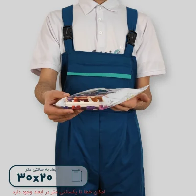 ساک دستی پلاستیکی 30*20 کد A9802 - تصویر 2