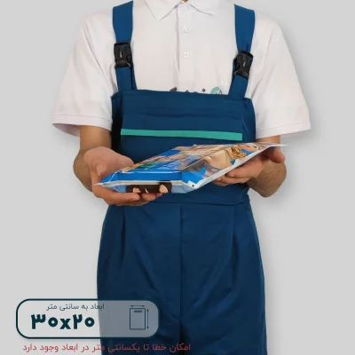 ساک دستی پلاستیکی 30*20 کد A9803 - تصویر 2