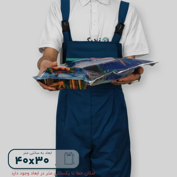 ساک دستی پلاستیکی 40*30 کد A0144