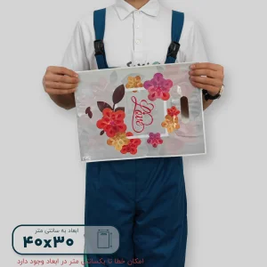 ساک دستی پلاستیکی 40*30 کد G9825