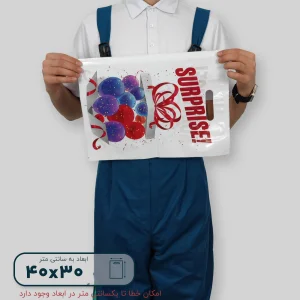 ساک دستی پلاستیکی 40*30 کد G9826