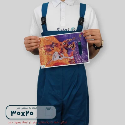 ساک دستی پلاستیکی 30*20 کد A9801 - تصویر 1