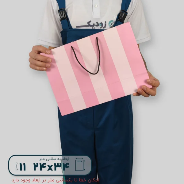 ساک دستی گلاسه 24*34 گاست 11 طرح ویکتوریا